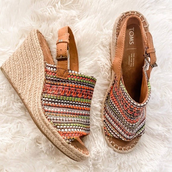 TOMS | Monica Wedge Espadrille - Picture 1 of 4